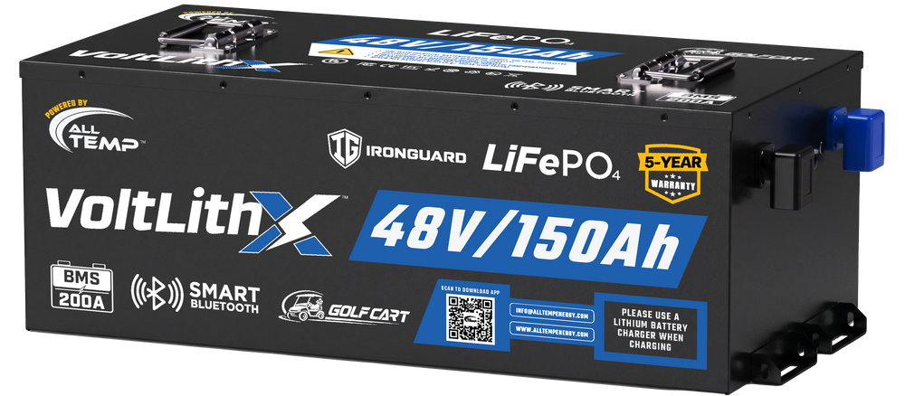 VoltLithX 48V 150Ah Golf Cart LiFePO4 Battery detail image