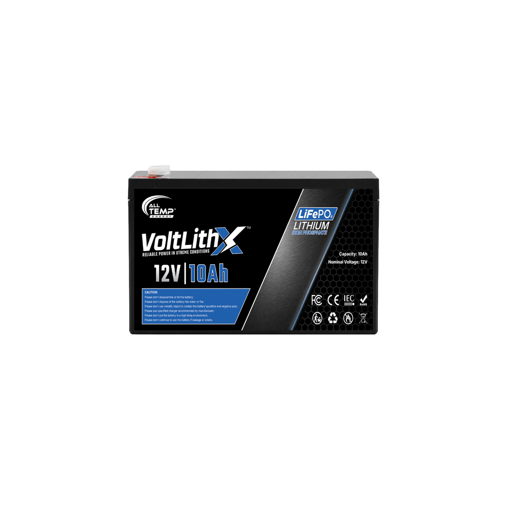 VoltLithX VX12-10 12V 10Ah Portable LiFePO4 Battery detail image