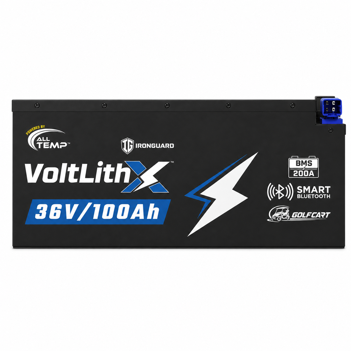VoltLithX 36V 100Ah Golf Cart LiFePO4 Battery