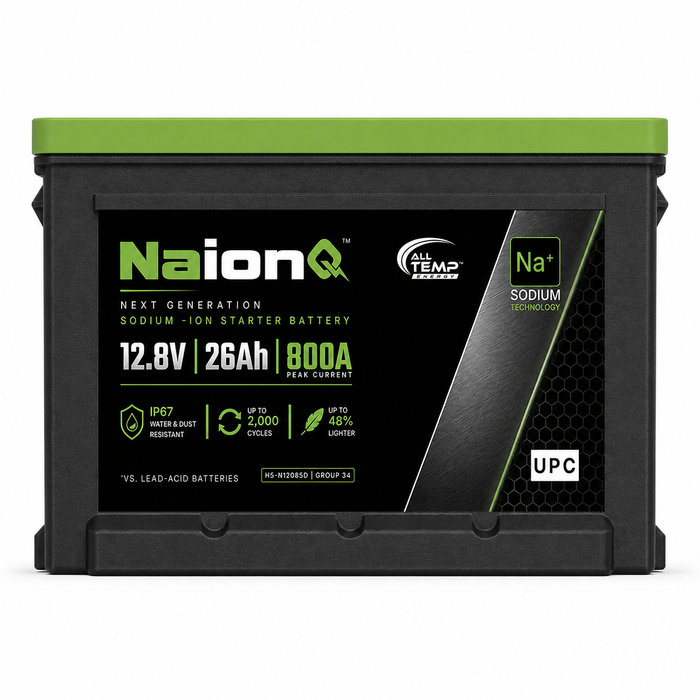 NaIonQ H5-N12085D 12.8V 26Ah Sodium-Ion Starter Battery