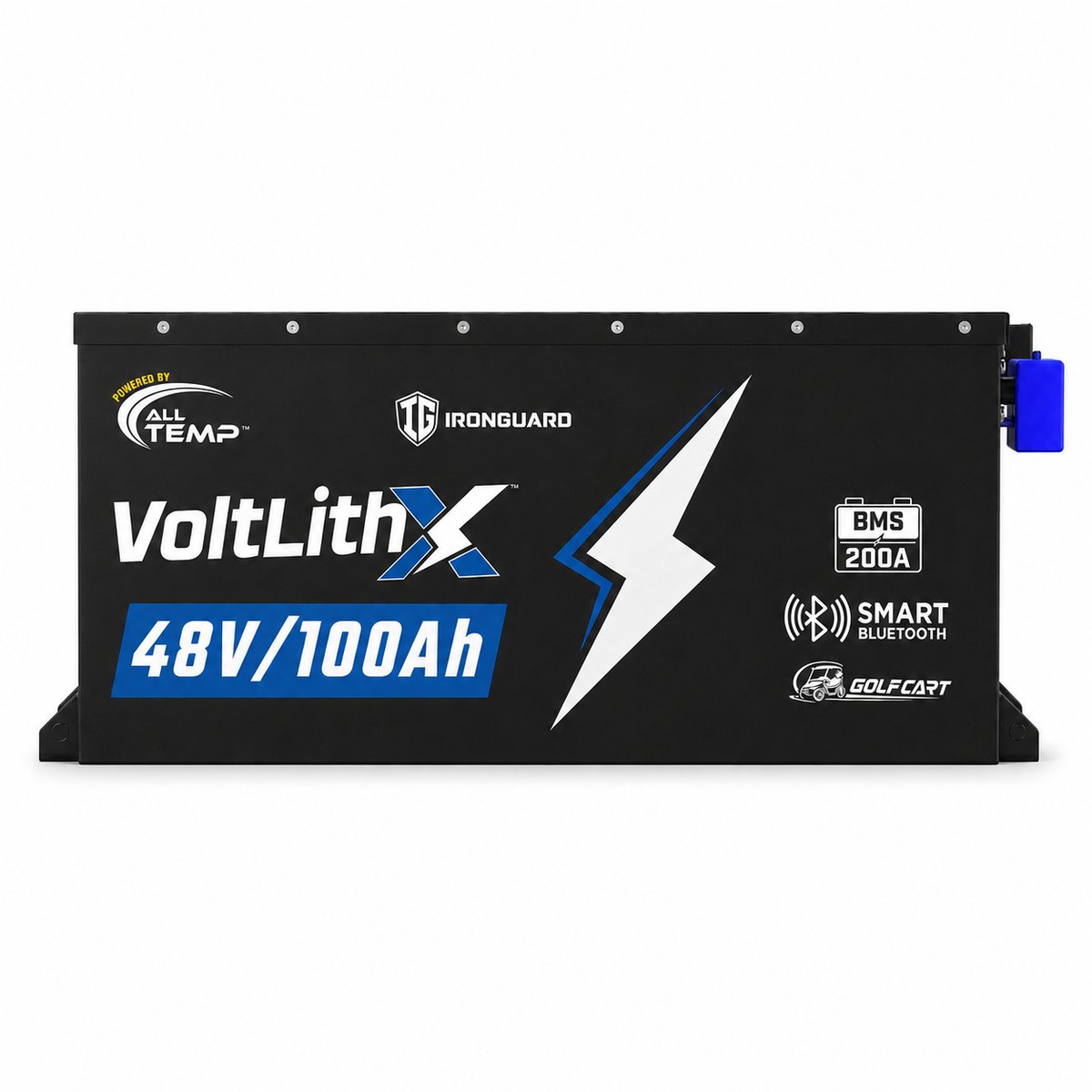 VoltLithX 48V 100Ah Golf Cart LiFePO4 Battery