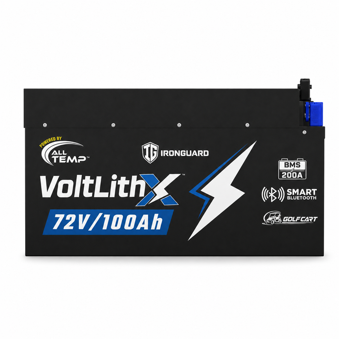 VoltLithX 72V 100Ah Golf Cart LiFePO4 Battery
